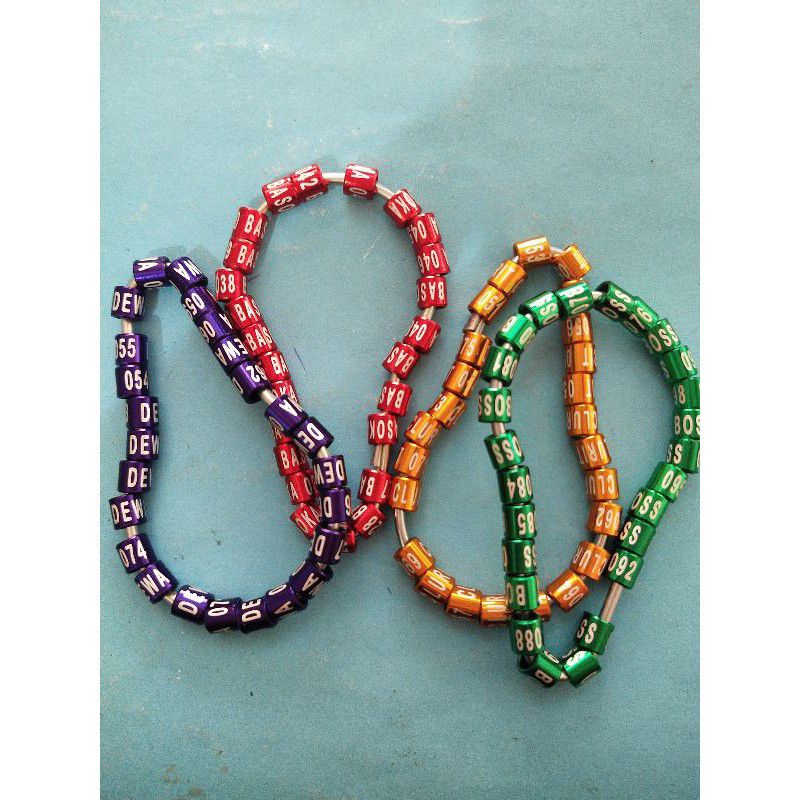 Ring Burung Perkutut/Gelang Kaki Burung Perkutut