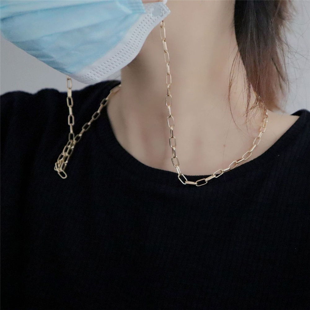 【COD Tangding】Hanging Chain Korea East Gate Same Glasses Hanging Chain Anti-throw Neck Necklace Accessories