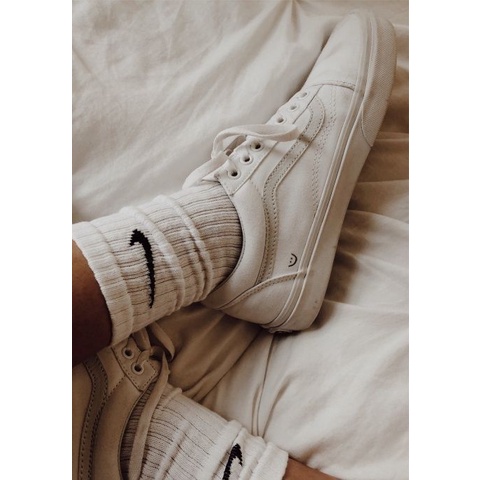 Kaos Kaki Nike Panjang Sport NIKE SOCK  - PUTIH