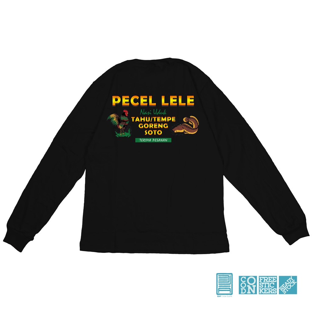 Longsleeve SPANDUK PECEL LELE LAMONGAN MEME T-Shirt Kaos DJA Cloth