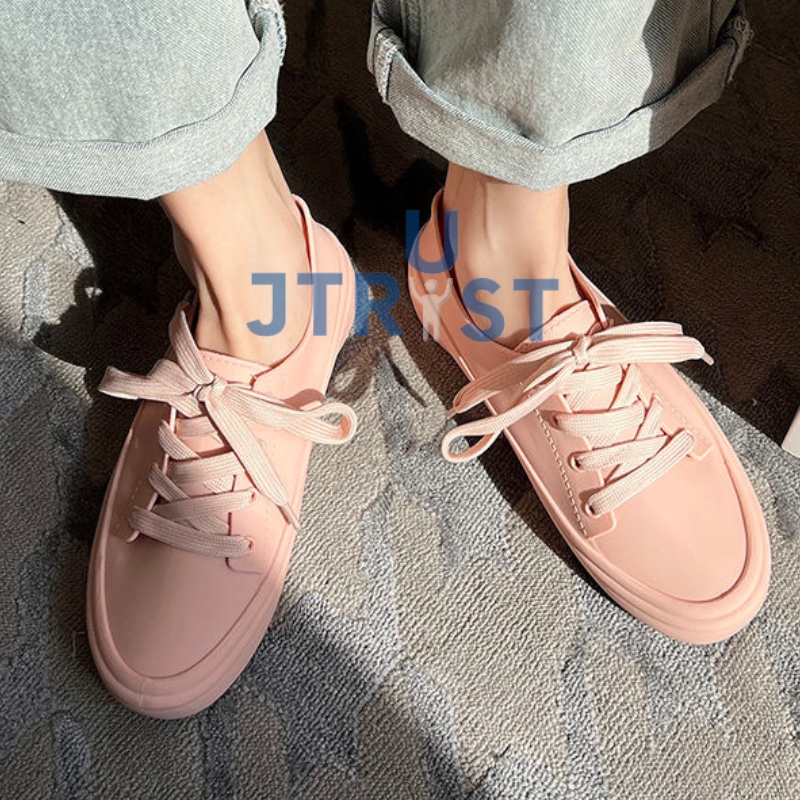 Sepatu Fashion Wanita Casual Sepatu Kets Korea 1901 Shoes Women Sepatu Jelly-4