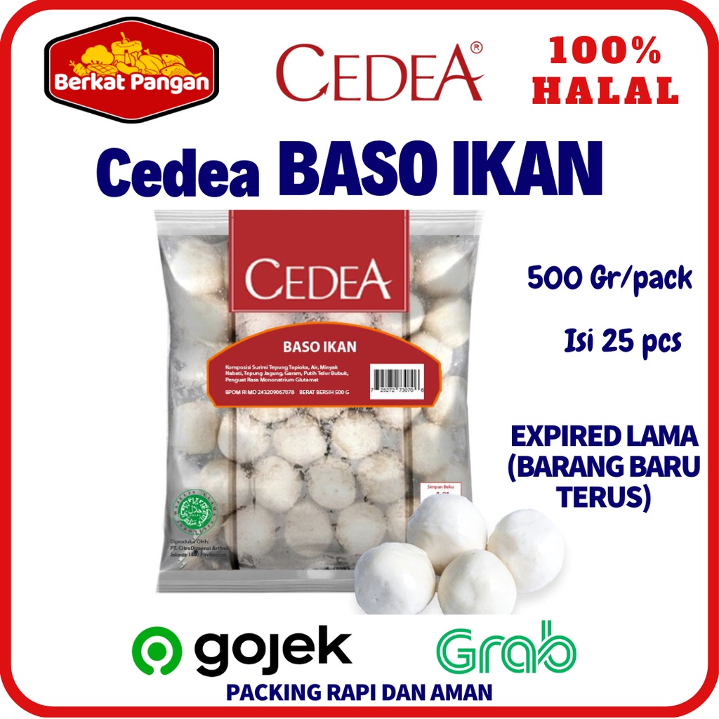 CEDEA Baso Ikan Besar 500gr / Bakso Ikan / Fish Meatballs