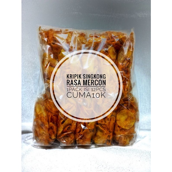 

Keripik Singkong Cripss King Snack 1 pack isi 12 pcs