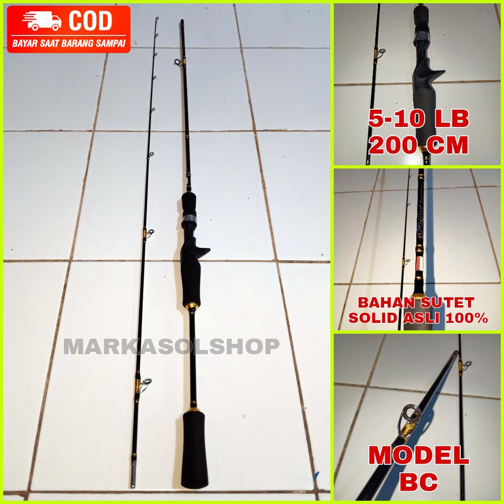 (5-10LB 200CM MODEL BC) JORAN PANCING BAHAN FULL SUTET ORIGINAL / JORAN SUTET ORI NON FUJI