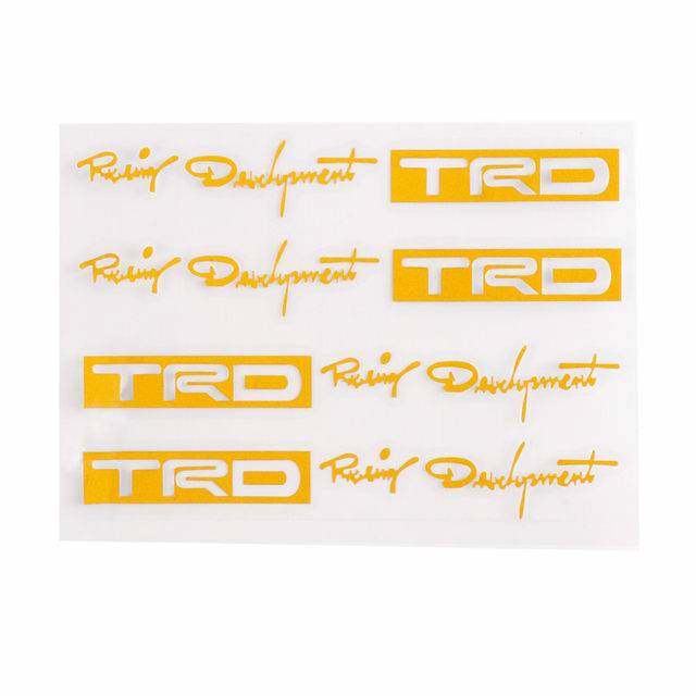 RACING DEVELOPMENT TRD STICKER CUTTING PEGANGAN PINTU MOBIL