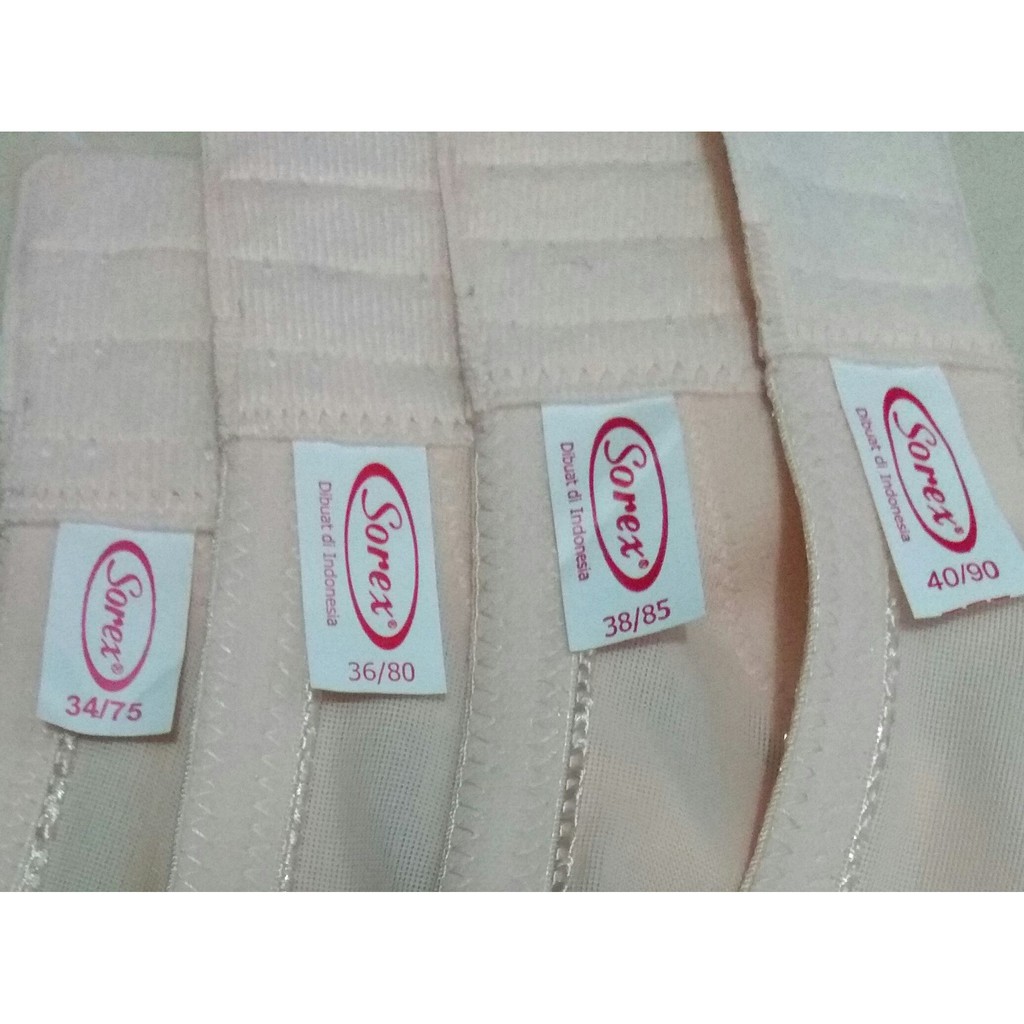 BH Wanita SOREX 01011 Bra Tanpa Busa Tanpa Kawat sz 34 36 38 40 Broklat Full cup TBTK