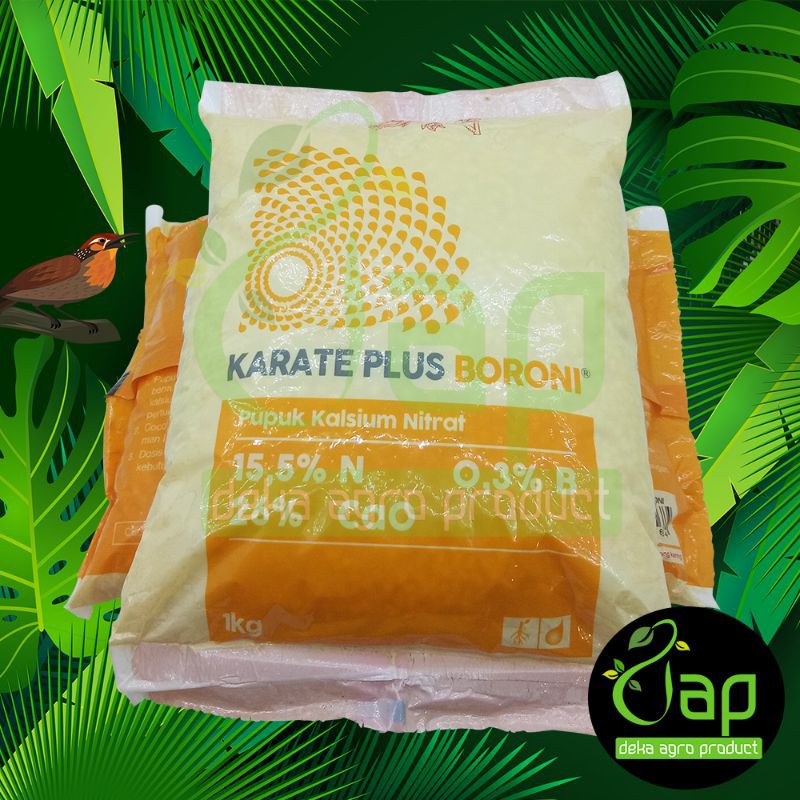 PUPUK MEROKE KARATE PLUS BORONI 1KG MUTIARA KALSIUM NITRAT BORON - Calsium