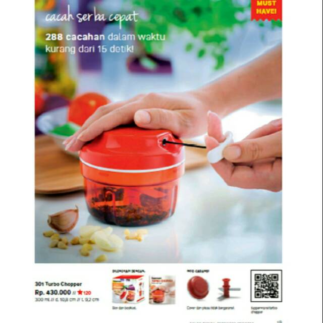 Tupperware Turbo chopper