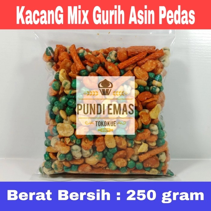 Kacang Mix / Kacang Campur Kiloan 250 Gram