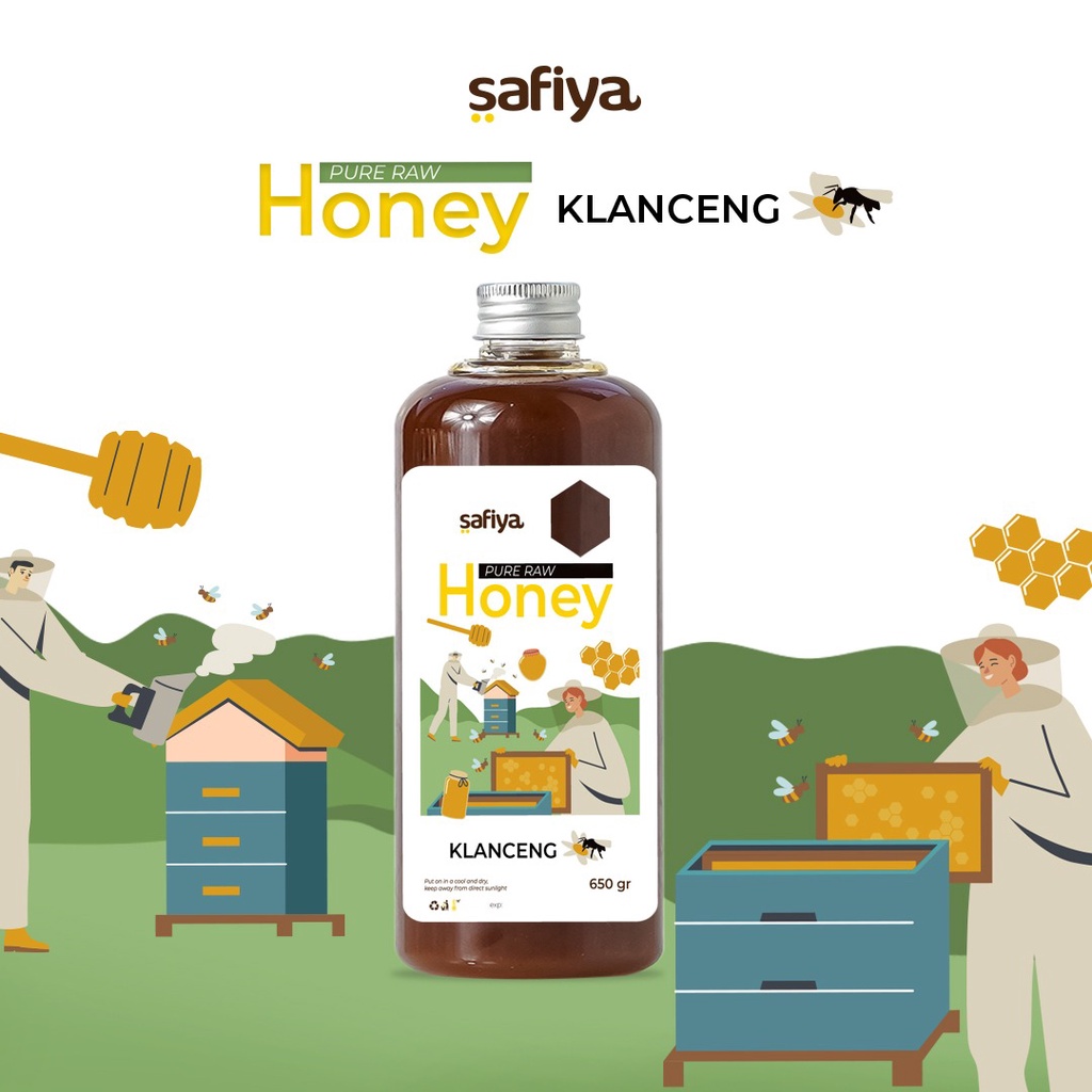 Madu Murni Asli 650 Gram | Safiya Raw Honey Premium Original Series