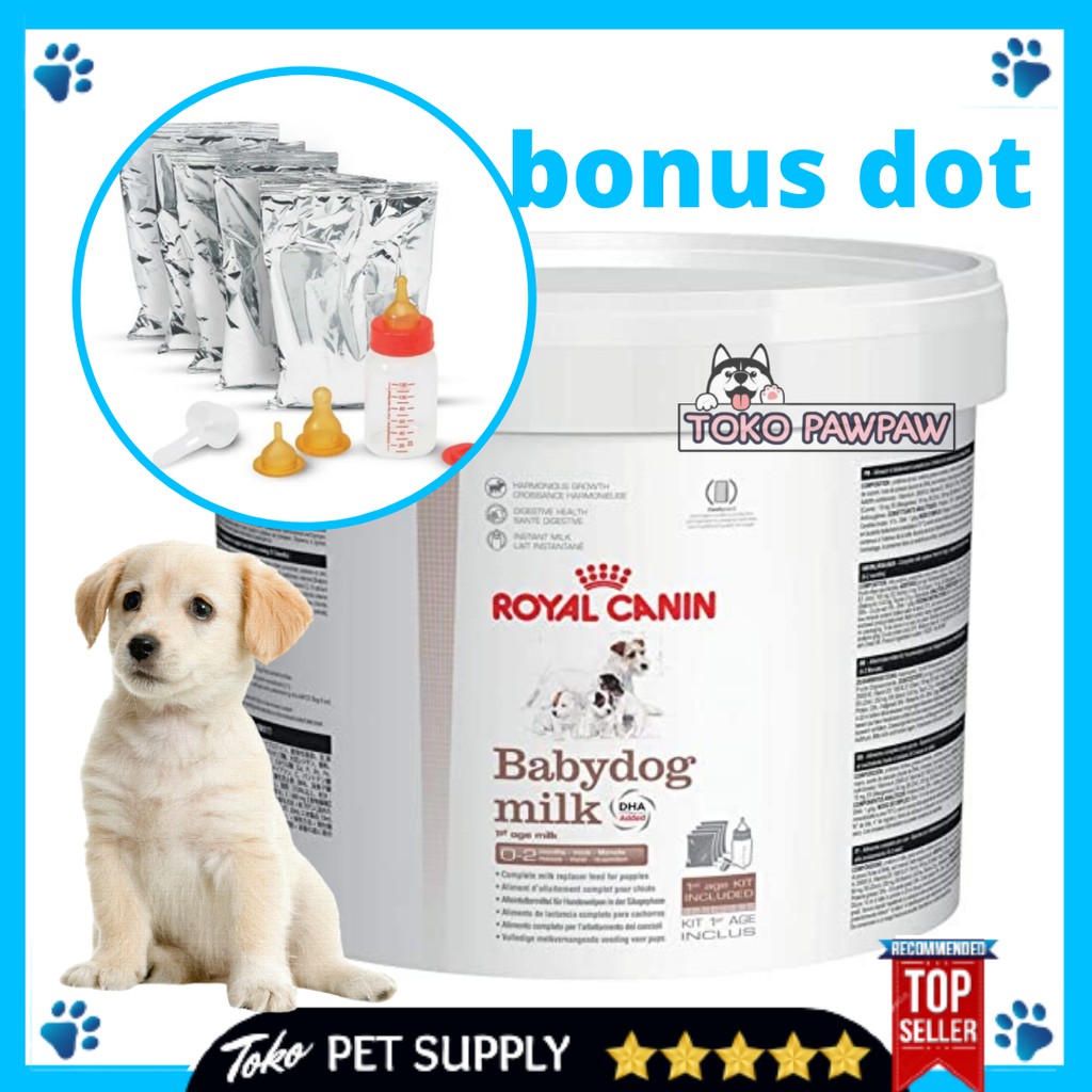 Susu Anjing Royal Canin Baby Dog Milk 2kg Susu Anak Anjing Puppy Food Susu Anjing Puppy Snack Anjing