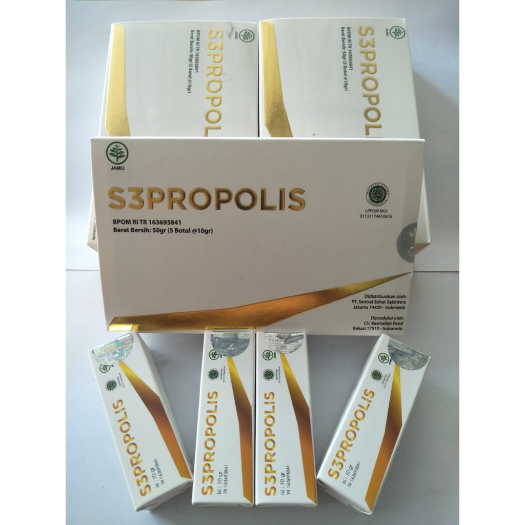 ECER PER BOTOL S3 PROPOLIS - Not British Propolis Melia Biang