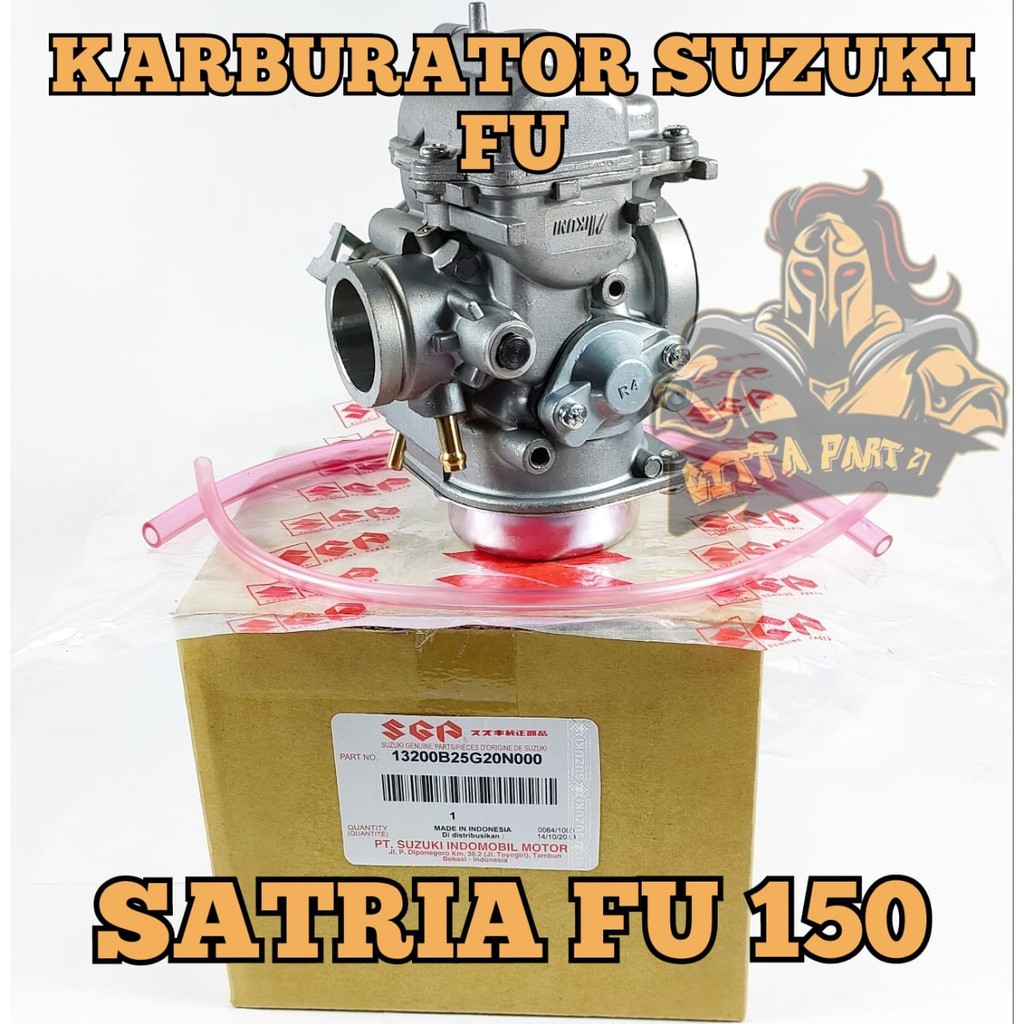 KARBURATOR CARBURATOR SUZUKI SGP SATRIA FU KUALITAS ASLI ORIGINAL SUZUKI SGP SATRIA FU 150 KARBU CARBU