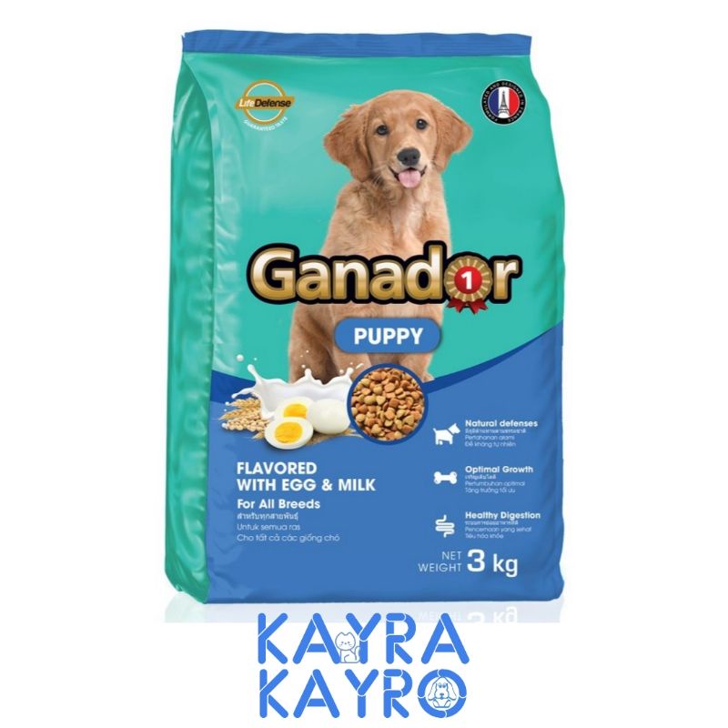 Ganador Puppy Dog 3 kg - Makanan Anak Anjing