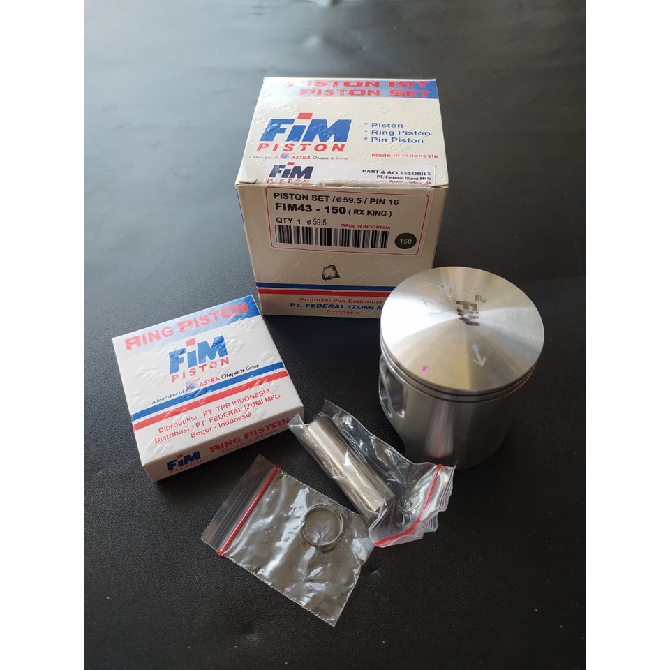 Mdr Seher Piston Kit RX King RXK OS 150 Dim 59.5 Pen 16 FIM43 FIM