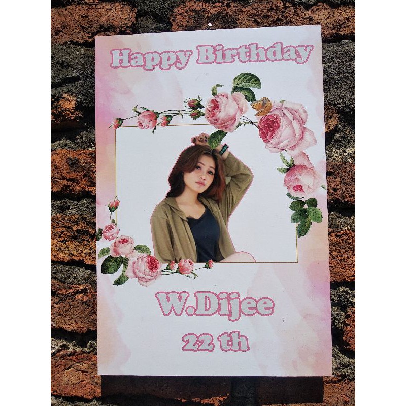 

(Desain + cetak Papan) Kado Hadiah Murah Wisuda UlangTahun Pernikahan