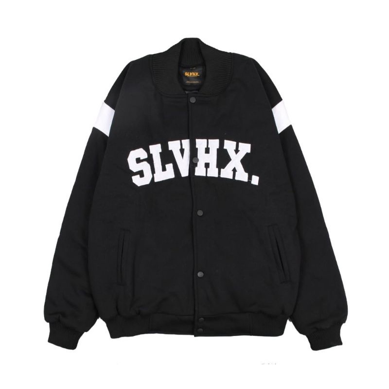 JAKET VARSITY BASEBALL SIMPEL SALVIO HEXIA BORDIR