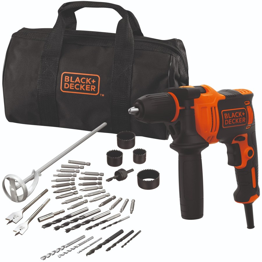 BLACK+DECKER BEH710SA40-QS - BOR SET HAMMER DRILL + 40 ACCESSORIES