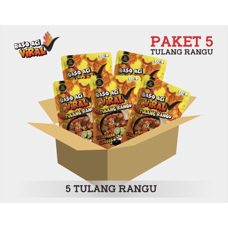 

Baso aci viral tulang rangu paket 5 bungkus