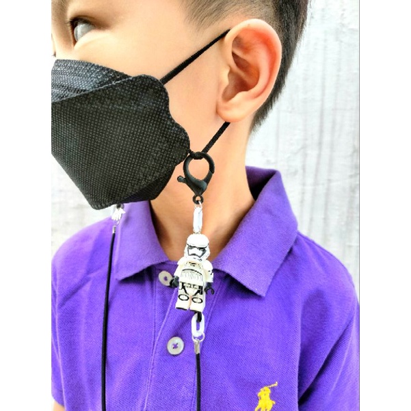 STORMTROOPER / Tali masker anak / strap masker / tali masker lucu / tali masker lego / tali konektor