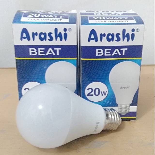 ARASHI BEAT BULB LED 20 W Lampu Led Bulb Arashi Beat 20w 20 Watt Bergaransi