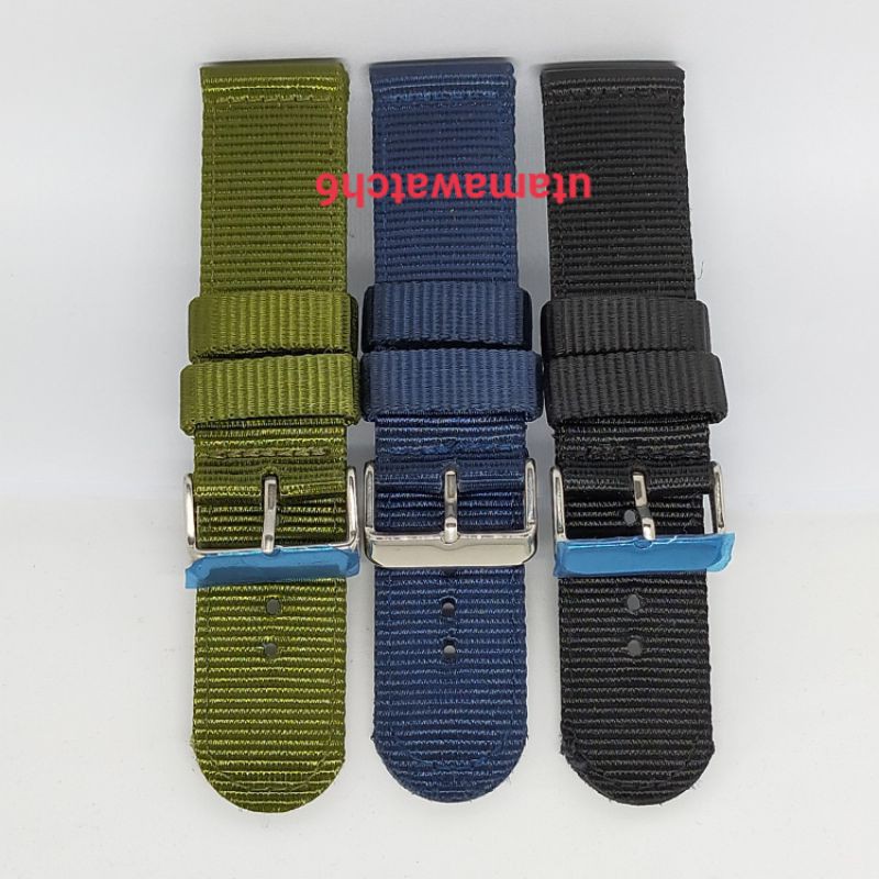Tali jam kanvas super tebal,bonus pengait tali/spring bar