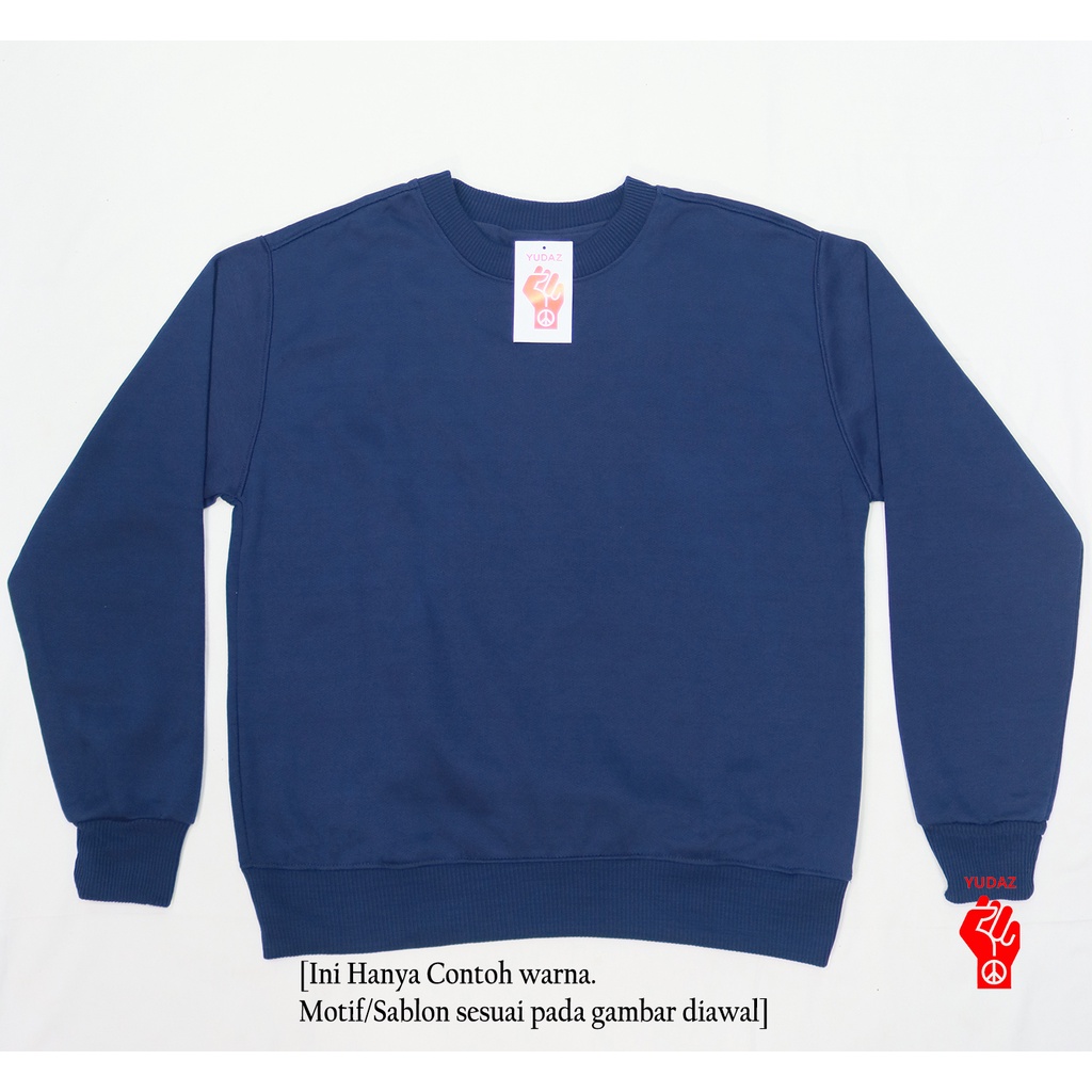 YUDAZ Basic Sweater Boho Size M-XXL (Pria & Wanita)-NAVY