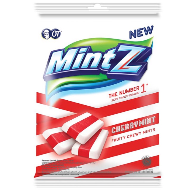 

PERMEN MINTZ CHEWY MINTS CHERRYMINT 115G