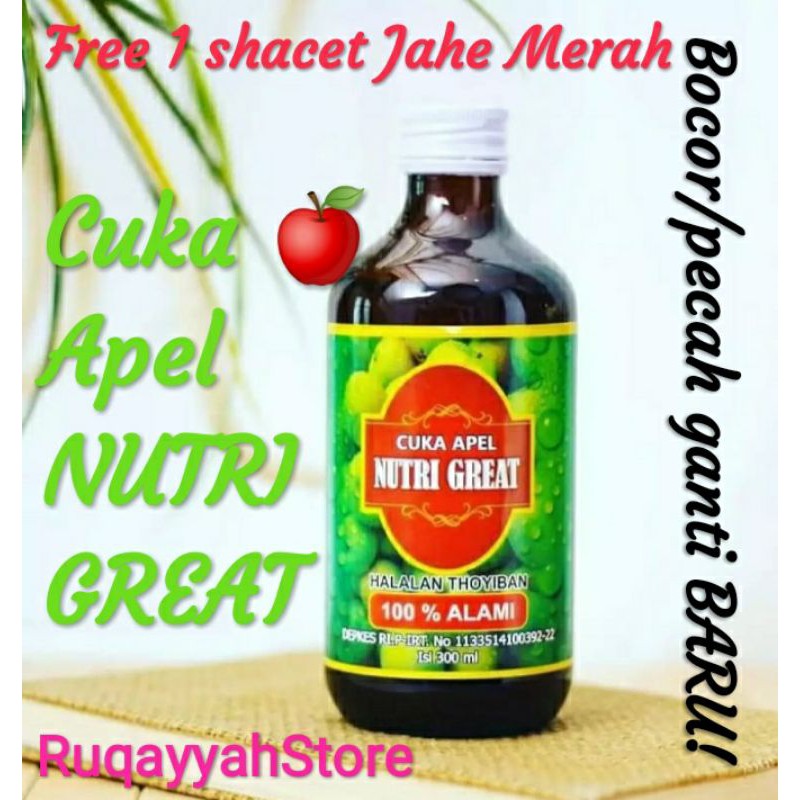 

Cuka Apel NUTRI GREAT 300 ml