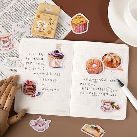 Label Stickers - Afternoon Tea (45pcs)