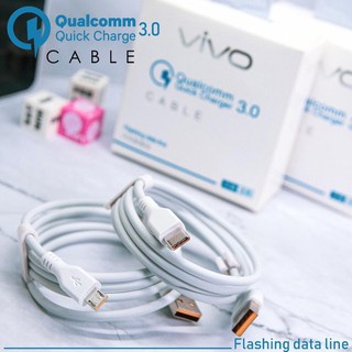 CUAN AKSESORIS - KABEL DATA CHARGER ORI NEW VIVO X27 MICRO USB / TYPE C SUPORT PAST CHARGING