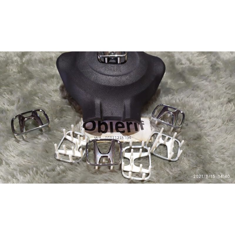 logo atau emblem stir honda brio mobilio brv freed jazz ge8 city crv gen 4