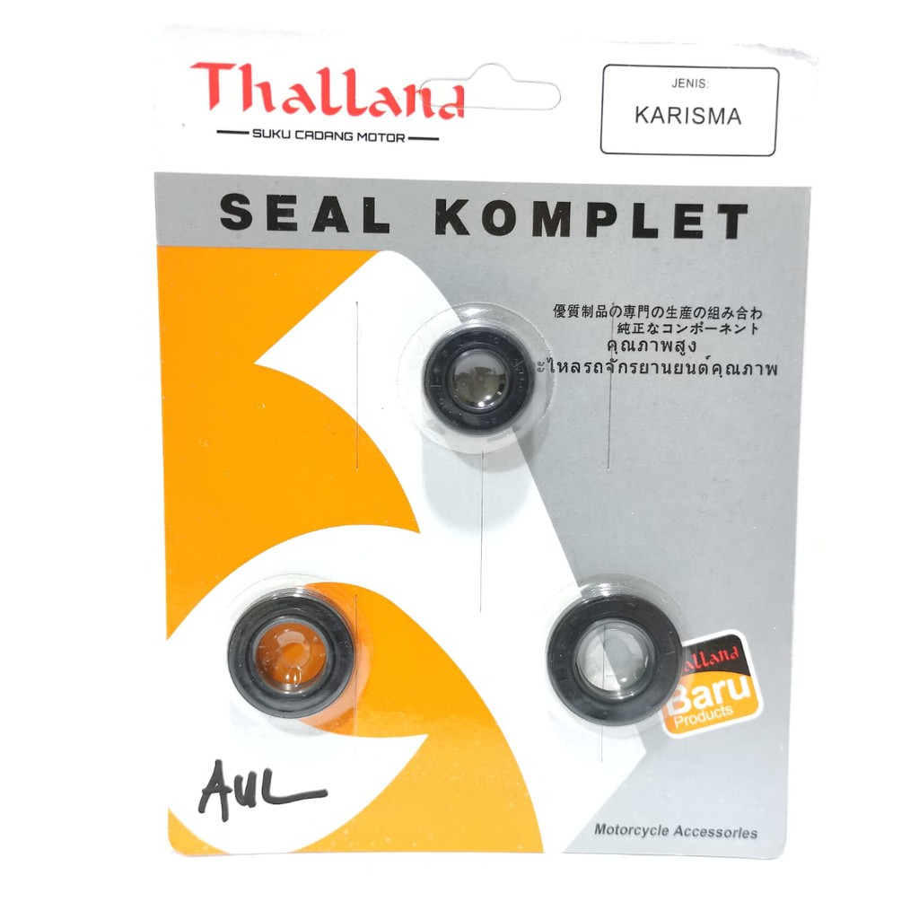 SEAL SIL OLI KOMPLIT SET MESIN HONDA SUPRA X 125 DAN KARISMA THALLAND