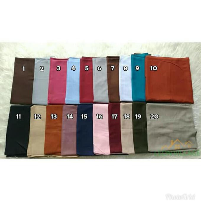 Grosir Kerudung VOAL BASIC UMAMA Hijab Jilbab Segi Empat Polos Murah