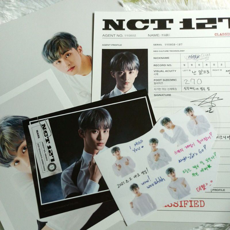 SEASON GREETINGS 2021 NCT 127 (SG 2021) Mark Set