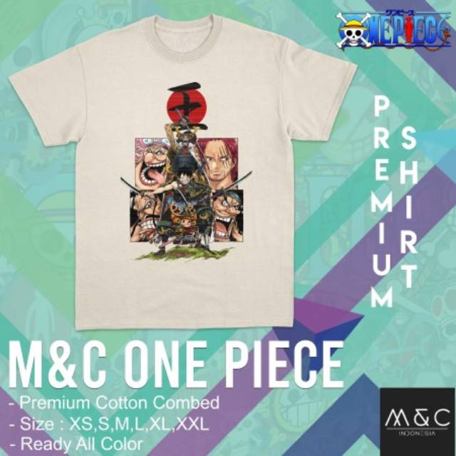 Kaos Premium One Piece 009 Shopee Indonesia