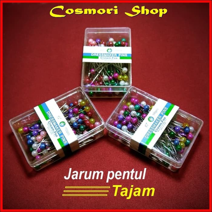 Jarum Pentul Stainless Premium Warna Tajam Anti Karat Murah Grosir Jahit aksesoris baju pengantin