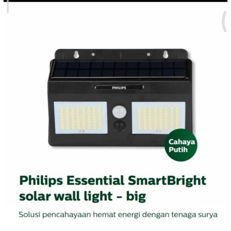 Philips Essential SmartBright Solar Wall Light Large