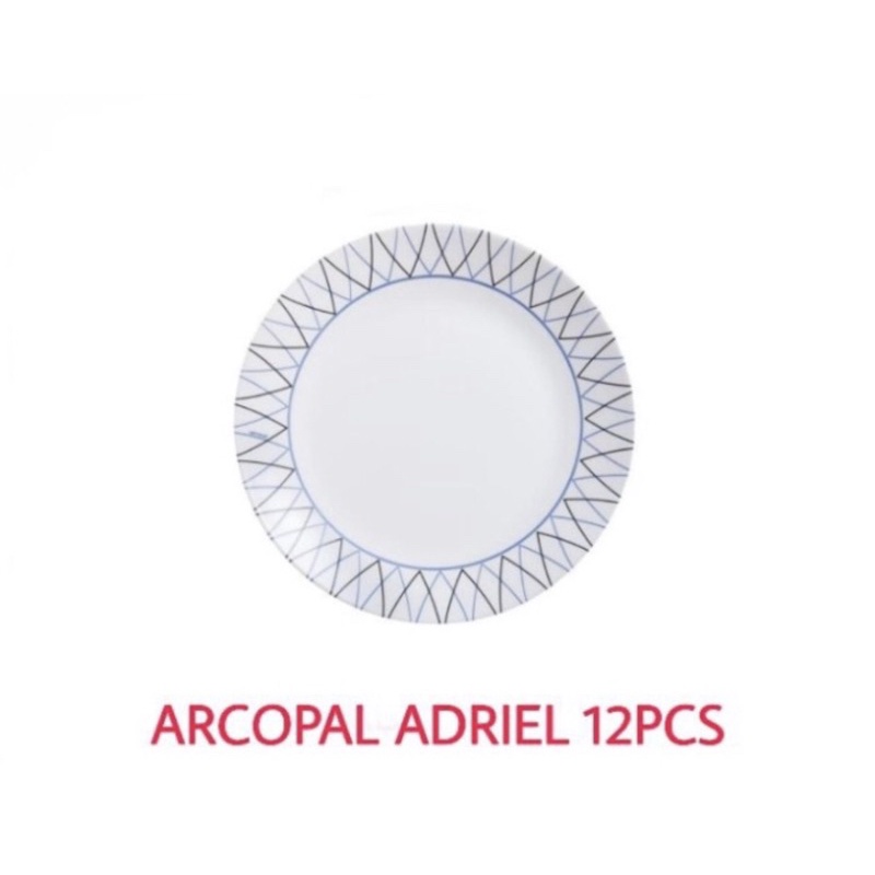 Arcopal Adriel Plate 12pcs