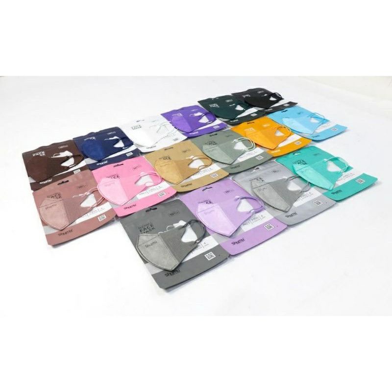 Premium Duckbill Face Mask/ Masker Duckbill Original Shumu 3 ply (1 Pak ISI 25)