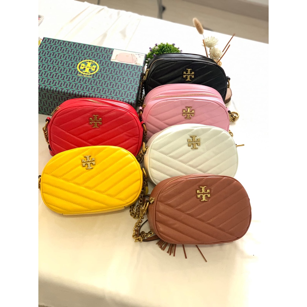 [7.7 Boombastis Sale⚡] - TAS SELEMPANG WANITA TB TB008 OVAL MOTIF CHEVRON RUMBAI SLING GBAG PREMIUM IMPORT