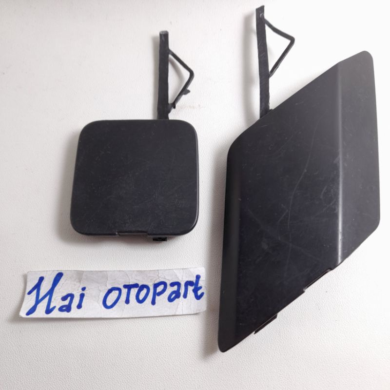 tutup derek bemper sigra warna hitam 1 set depan dan belakang original