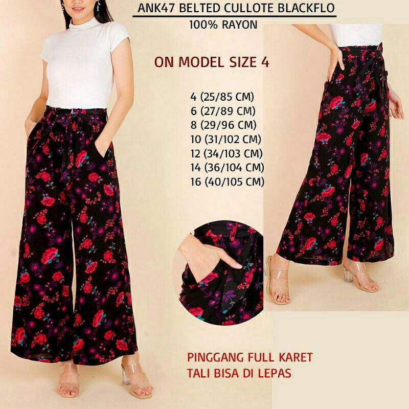 Celana Kulot Anco Wanita Original 100 %