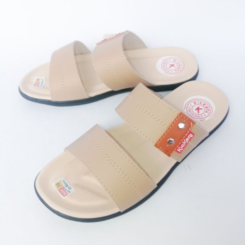 Sandal slide pria sandal selop kasual sandal lebaran terbaru 2021 kasual santai