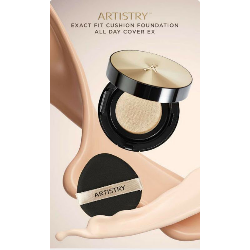 Refill Artistry Exact Fit Cushion Foundation All Day Cover EX SPF 50+ PA+++  Amway