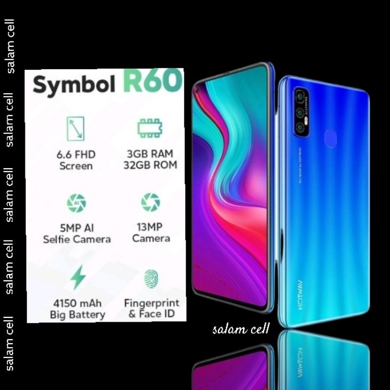 HOTWAV Symbol R60 Punch Hole Full Display / 3GB/32GB / Face ID Android Murah Bergaransi