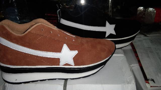 sepatu wanita sneker logo bintang as27-3