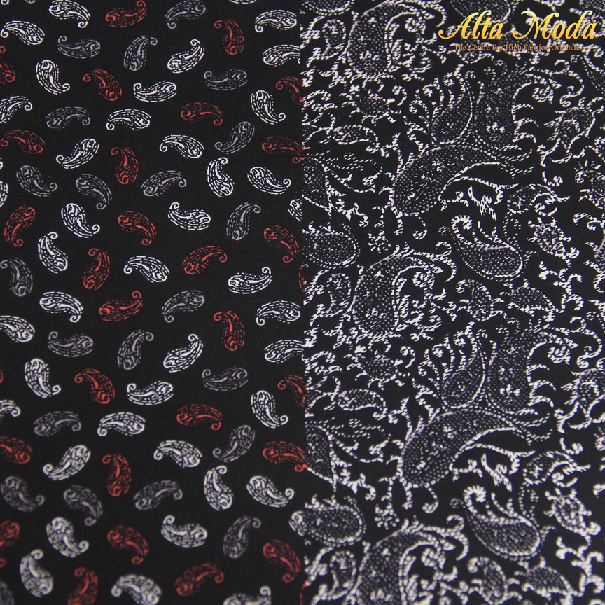 

Alta Moda Cotton Shirting Hitam Dua Motif Dua (1M)