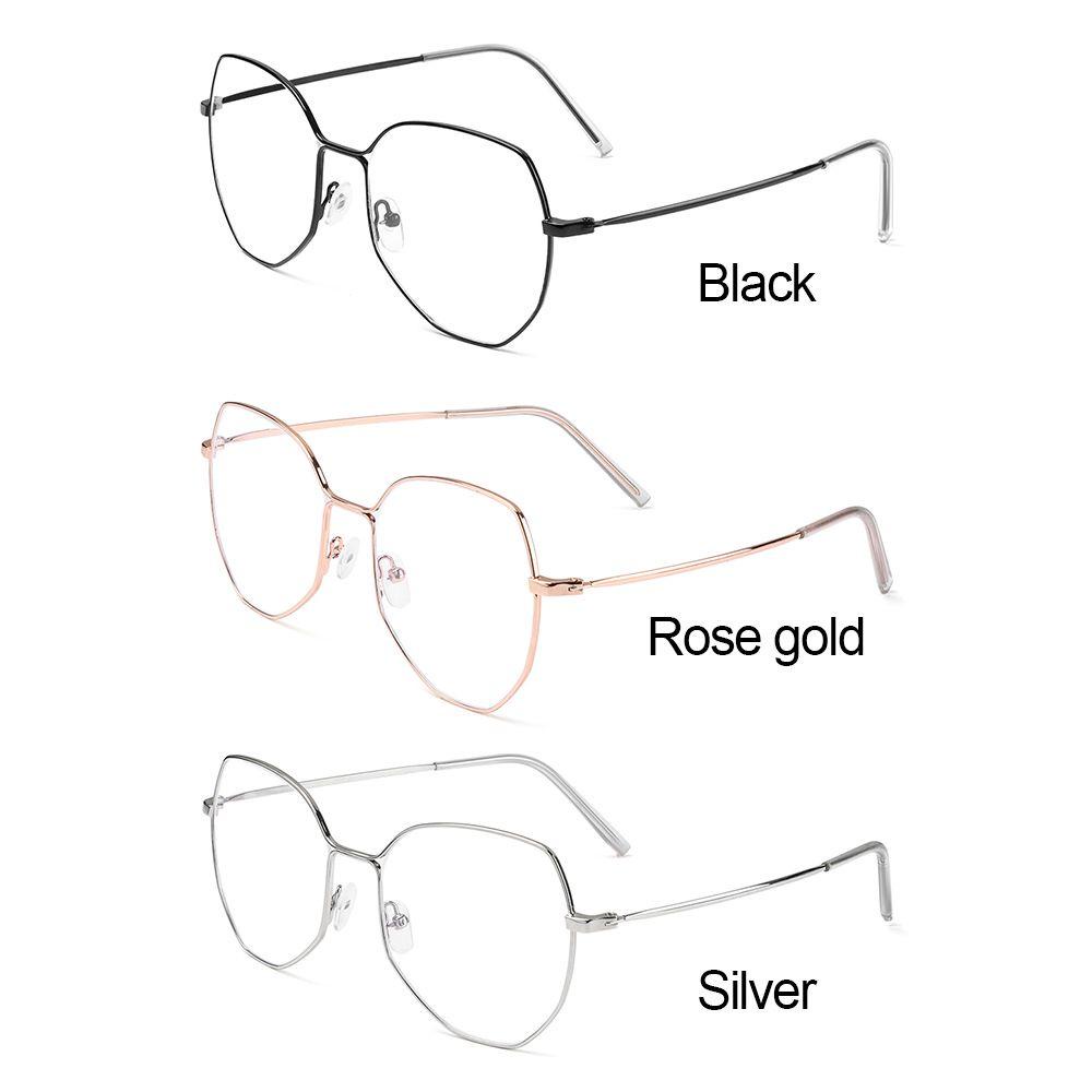 Populer Blue Light Blocking Glasses Metal Frame Kacamata Baca Anti Eyetrain Anti Blue Ray