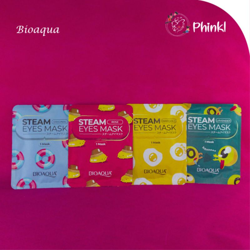 `ღ´ PHINKL `ღ´ Bioaqua eye mask steam terbaru mengilangkan mata panda mengurangi sembab